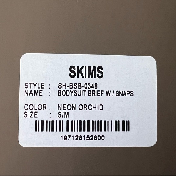 SKIMS Intimates & Sleepwear Skims Neon Orchid Sculpting Brief